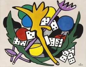 Fleurs et dominos