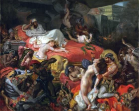 Archimède Tué Par Le Soldat De Marcellus The Death of Sardanapalus 1844