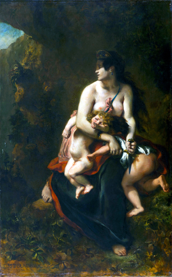 Medea About To Kill Her Children 1838-2