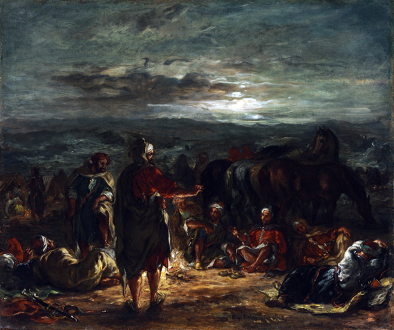 An Arab Camp at Night 1863