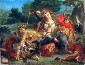 The Lion Hunt 1855