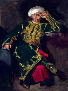 Seated Figure in Turkish Costume