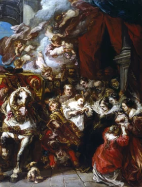 The Departure of Elisabeth of France For Spain