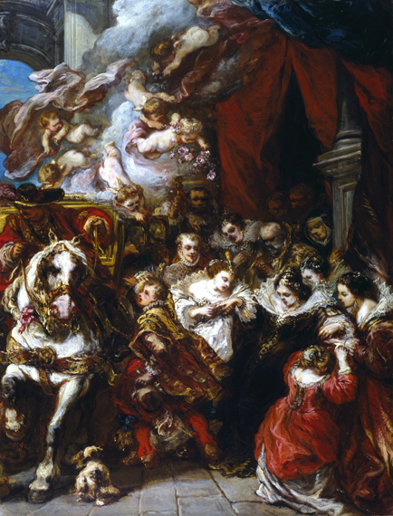 The Departure of Elisabeth of France For Spain