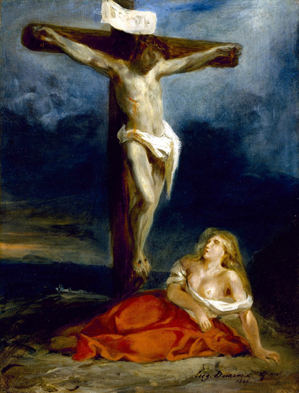Saint Mary Magdalene at the Foot of the Cross 1829