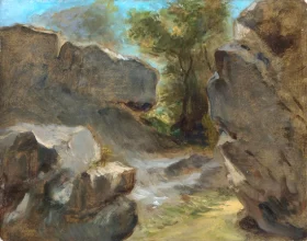 Landscape With Rocks, Augerville 1854