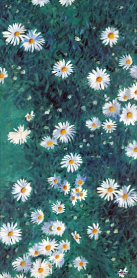 Bed of Daisies 1893-Panel 3