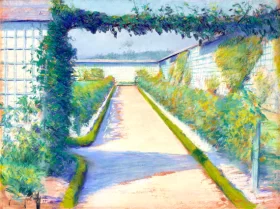 Le Joeur D'accordéon Jardin Potager, Yerres 1877