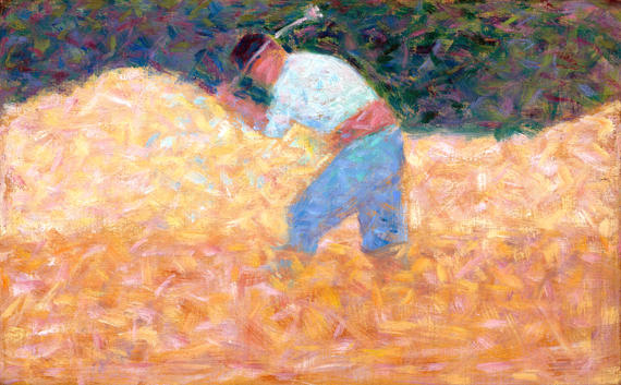 The Stone Breaker by Georges Seurat, oil painting reproduction on canvas The Stone Breaker