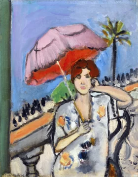 Femme à l'ombrelle