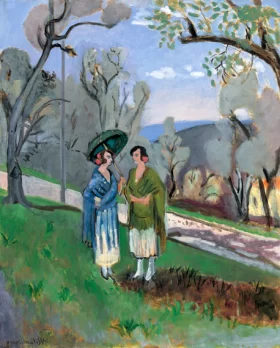 Conversation under the Olive Trees