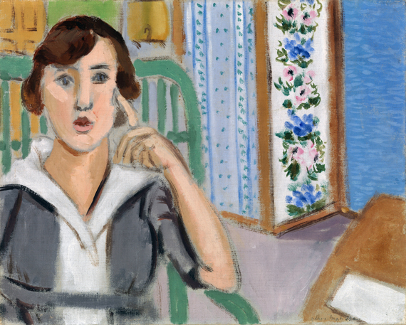 La Femme au paravent by Henri Matisse, oil painting reproduction on canvas La Femme au paravent