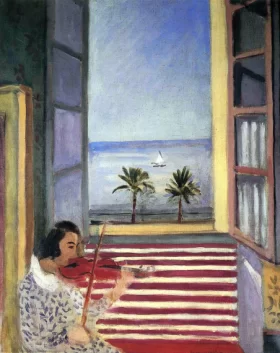Young Woman Playing Violin