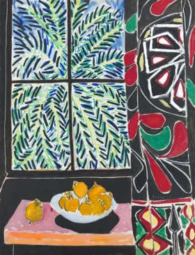 Interior with Egyptian Curtain