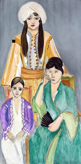 Les Trois soeurs sur fond gris