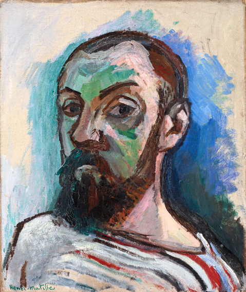 Self-Portrait in a Striped T-shirt