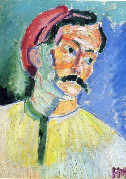 Portrait of Andre Derain by Henri Matisse, oil painting reproduction on canvas Portrait of Andre Derain