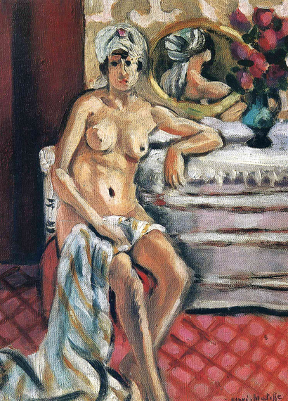 Nude in a Turban by Henri Matisse, oil painting reproduction on canvas Nude in a Turban