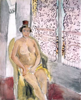 Nude with a Spanish Comb