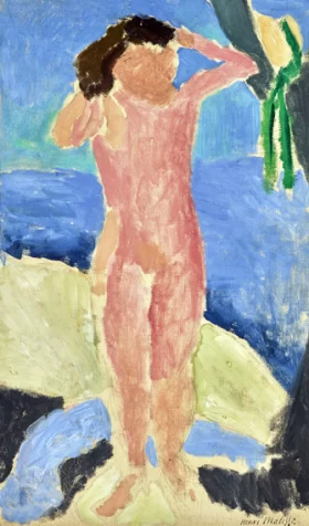 Nu au bord de la mer