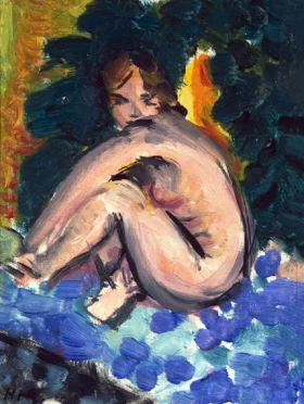 Seated nude