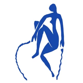 Blue Nude Skipping (Bleu Nu Sauter)