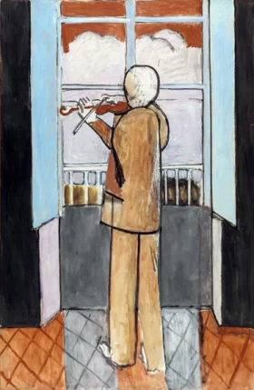 Le violoniste à la fenêtre