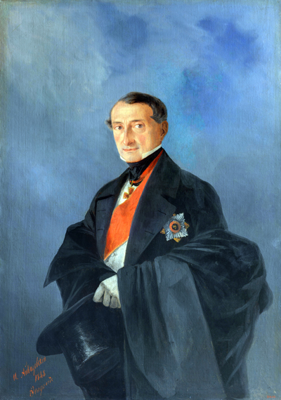 Portrait of Senator Alexander Kaznacheyev, Governor and Marshal of the Nobility of Tauride Province 1848 by Ivan Aivazovsky, oil painting reproduction on canvas Portrait of Senator Alexander Kaznacheyev, Governor and Marshal of the Nobility of Tauride Province 1848