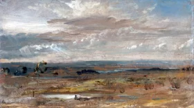A View at Hampstead - Evening 1822