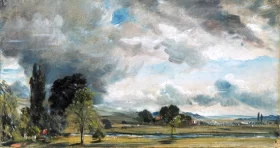 A View at Salisbury, from the Library of Archdeacon Fisher's House 1829