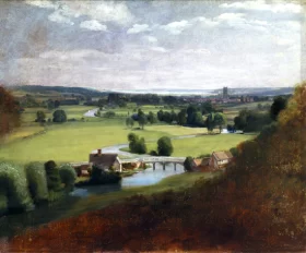The Valley of the Stour with Dedham in the Distance