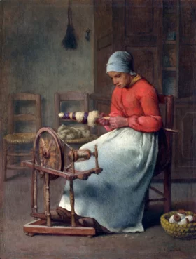 Placeholder-PBE0095 Woman Spinning