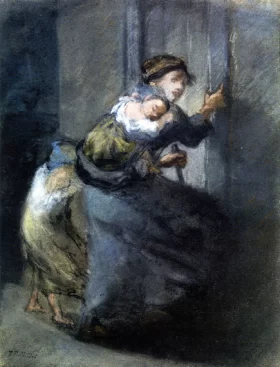 The Rape of Europa Mother and Two Infants