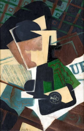 Glass and Ace of Clubs 1917