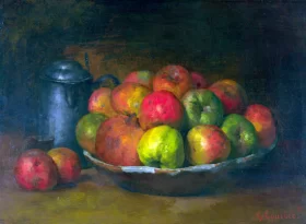Still Life with apples and a Pomegranate 1871