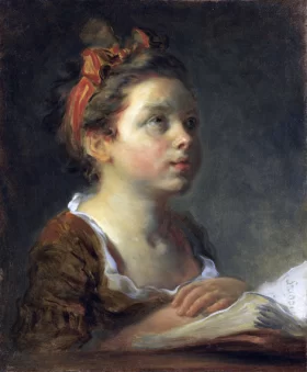 Girl reading a book