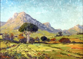 Stellenbosch Mountain Landscape, 1921