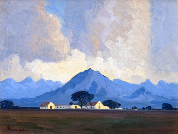 An Extensive Mountain Landscape