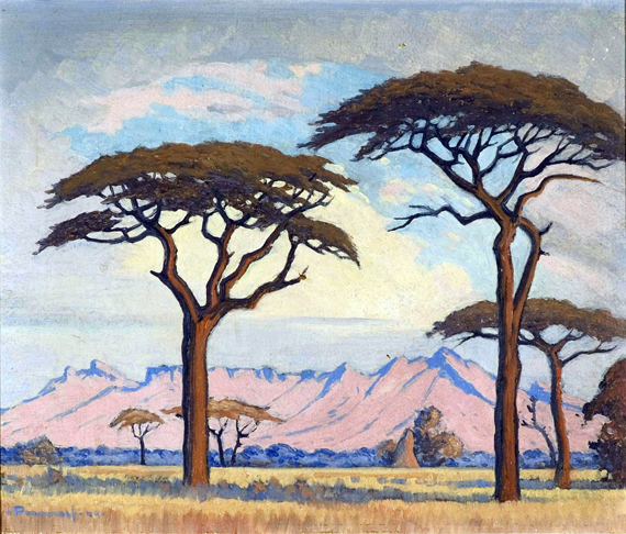 Landscape with Trees, South West Africa