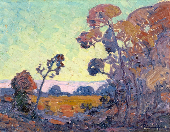 Trees in a Landscape by Jacobus Hendrik Pierneef, oil painting reproduction on canvas Trees in a Landscape