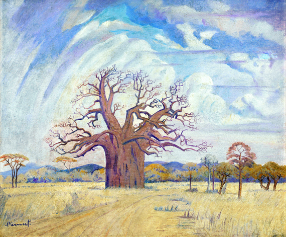 Baobab Tree by Jacobus Hendrik Pierneef, oil painting reproduction on canvas Baobab Tree