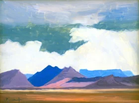Landscape with Mountains and Clouds