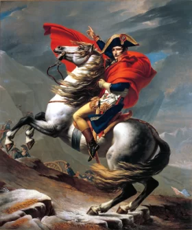 Napoleon Crossing the Alps (Belvedere version) 1801