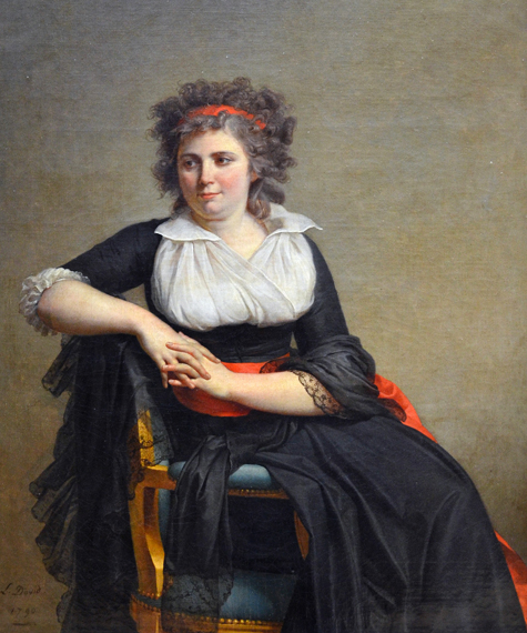 Portrait de la marquise d'Orvilliers 1790