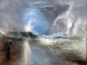 Rockets and Blue Lights to Warn Steamboats of Shoal 1840