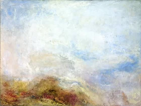 A mountain scene, Val d'Aosta 1845