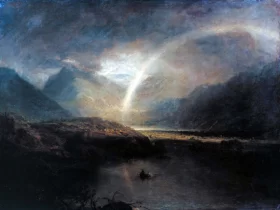 Buttermere Lake, with Part of Cromackwater, Cumberland, a Shower
