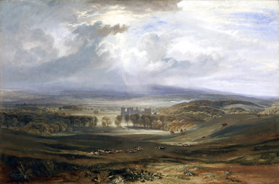 Raby Castle, the Seat of the Earl of Darlington 1817