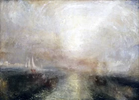 Yacht Approaching the Coast