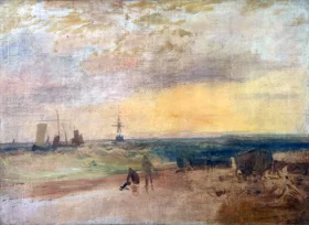 Coast Scene with Fishermen and Boats